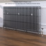 CI-RC813-30-MET-SILVER-LS01 - Richmond 4 Column Victorian Cast Iron Radiator H813mm x W1897mm CI-RC813-30-MET-SILVER-LS01 - Richmond 4 Column Victorian Cast Iron Radiator H813mm x W1897mm